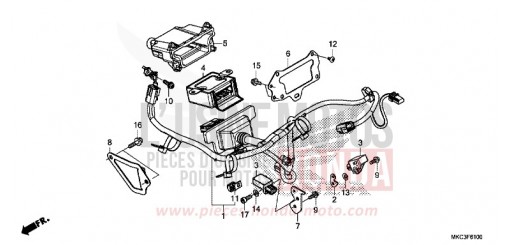 FAISCEAU DE SAC GONFLABLE GL1800DAJ de 2018